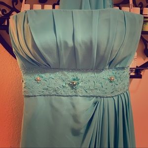 Chiffon Empire Evening Gown | Bridesmaid Dress